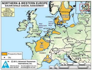 Northern & Western Europe EIA/ARI Shale Gas/Oil Assessment