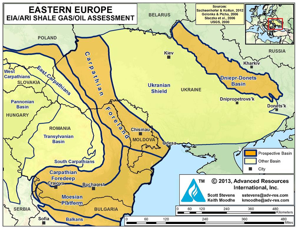 Eastern Europe EIA/ARI Shale Gas/Oil Assessment